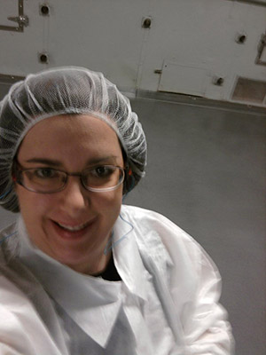 Yes I do look lovely in my hair net...not!